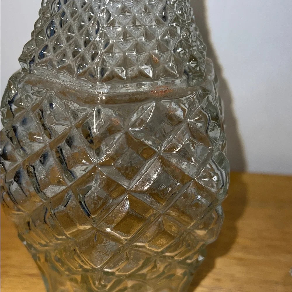 Vintage Anchor Elegant Crystal Glass Decanter